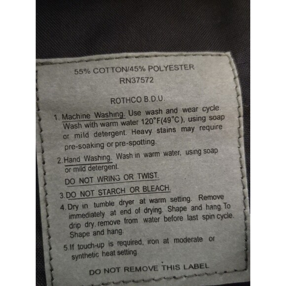 Rothco Pants Mens Small BDU Orange Camo Military Cargo Army Fatigue NWT - Picture 8 of 8